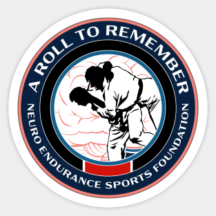 Neuro Endurance Sports Foundation A Roll to Remember Sticker